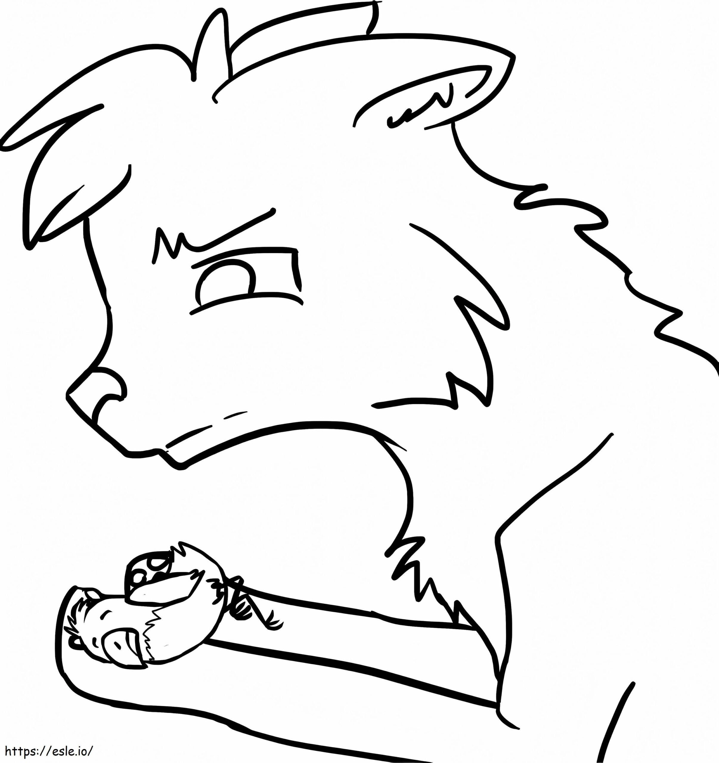 warrior cat coloring pages