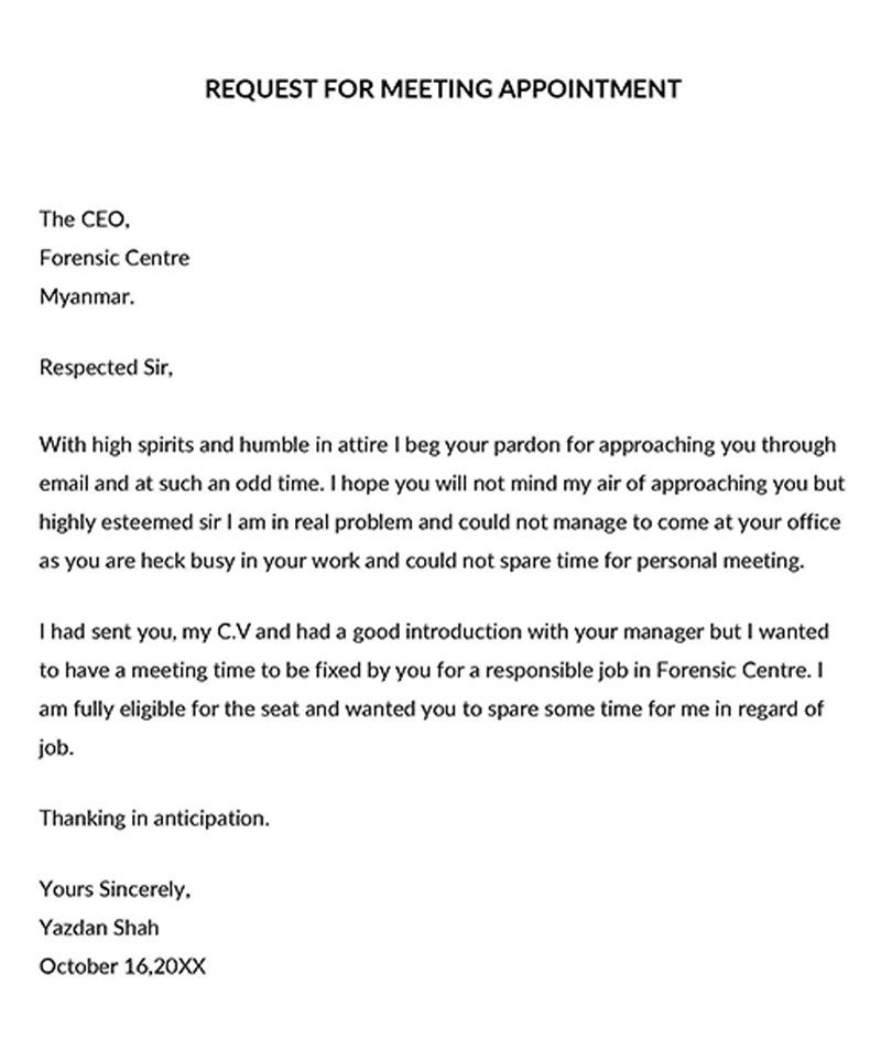 email template for scheduling a meeting