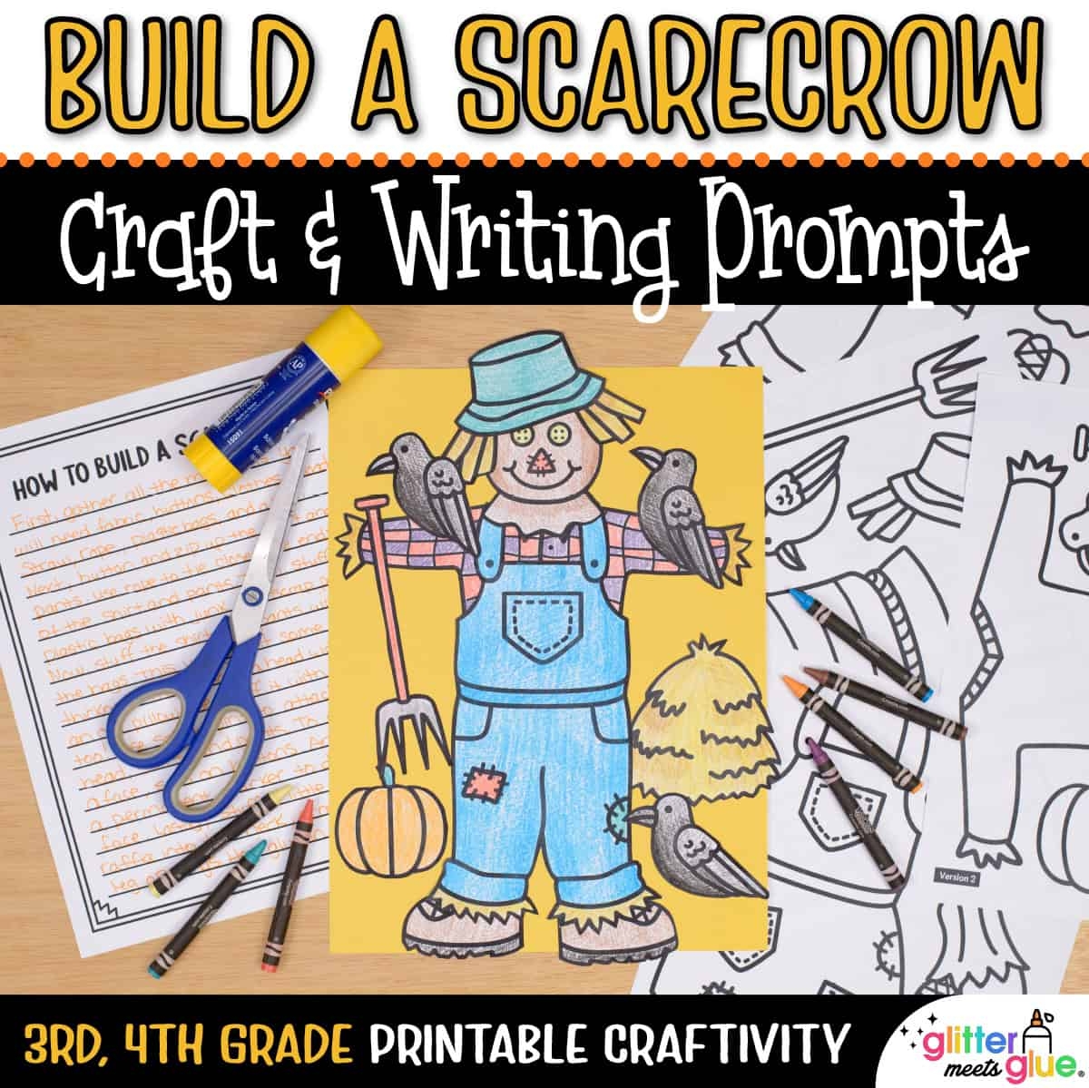 build a scarecrow printable