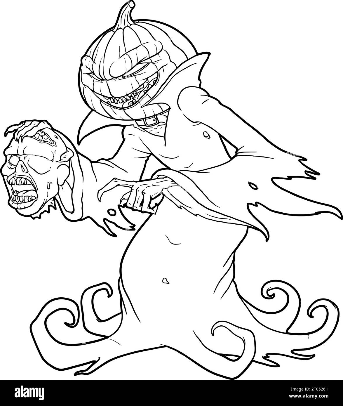 scary pictures to color