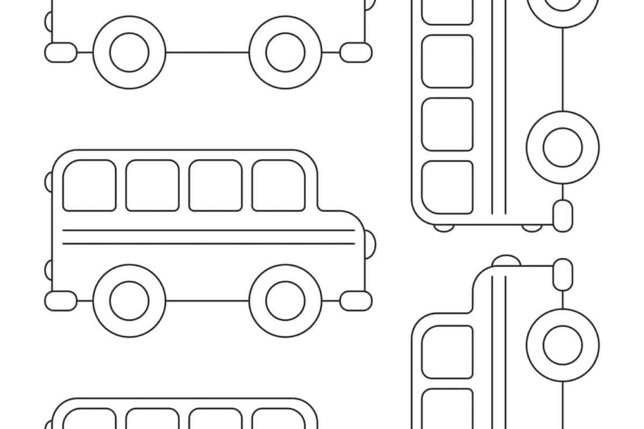 School Bus Template