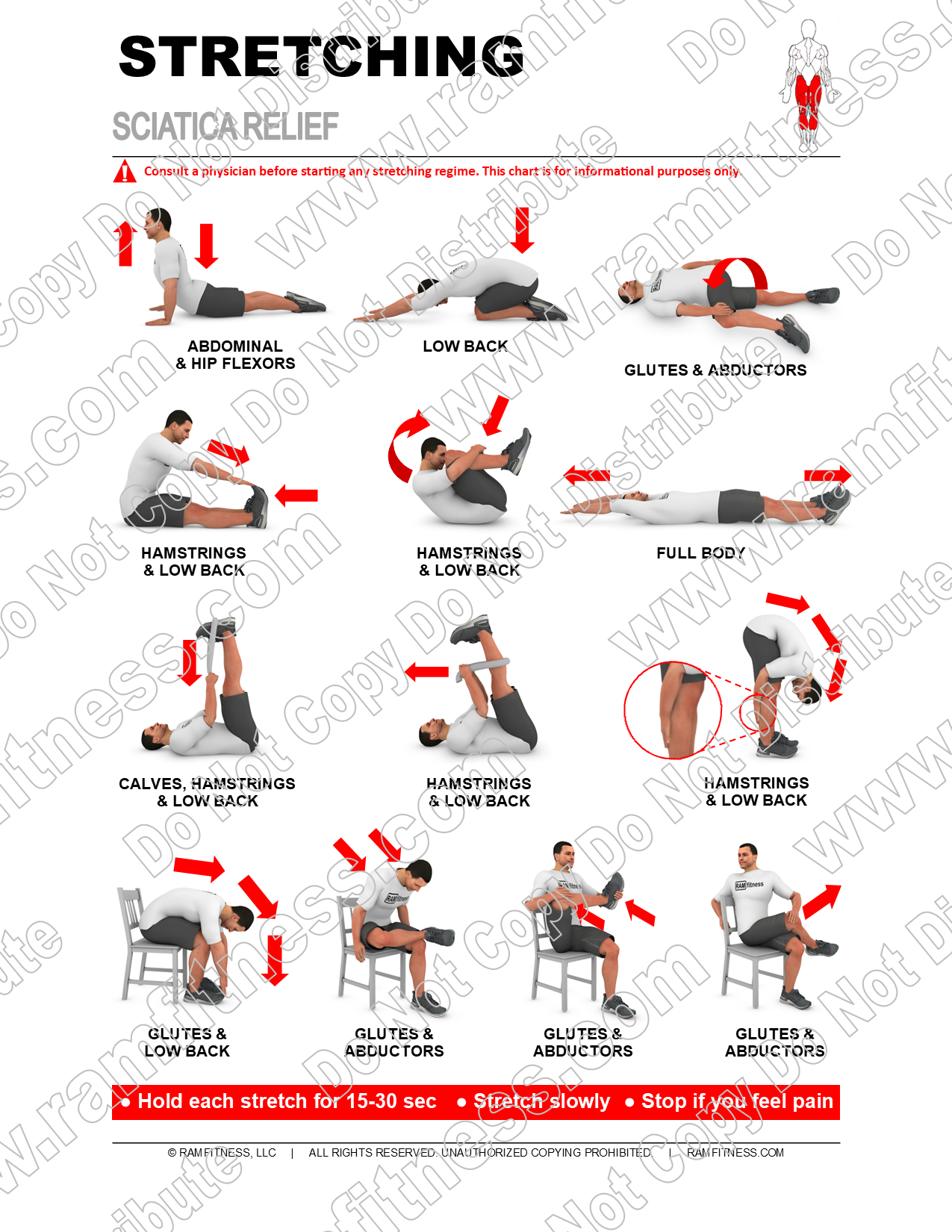 Sciatica Nerve Pain Lower Back Hip Relief Patch In