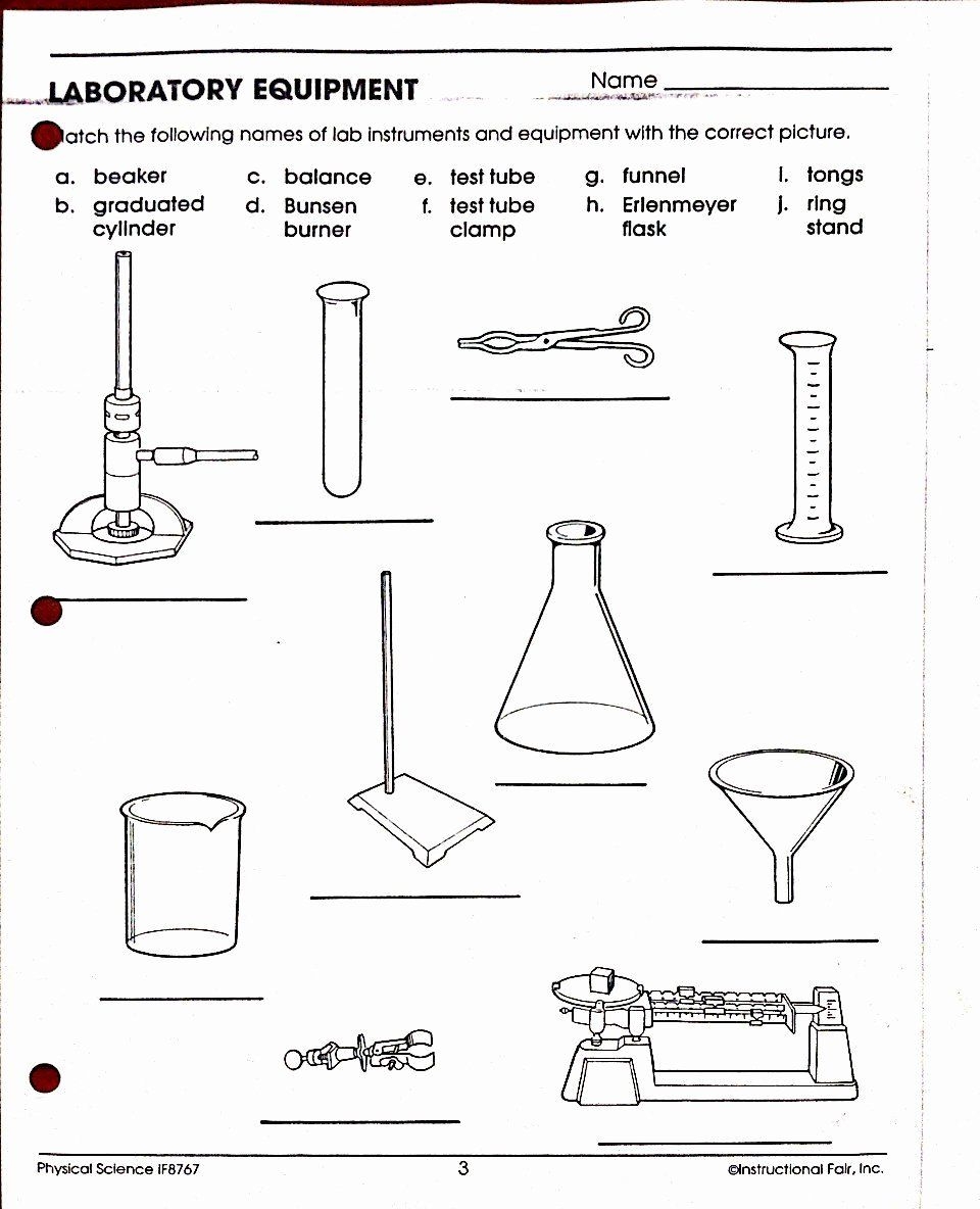 Science Lab Tools Worksheet Enhance Learning With Engaging Exercises