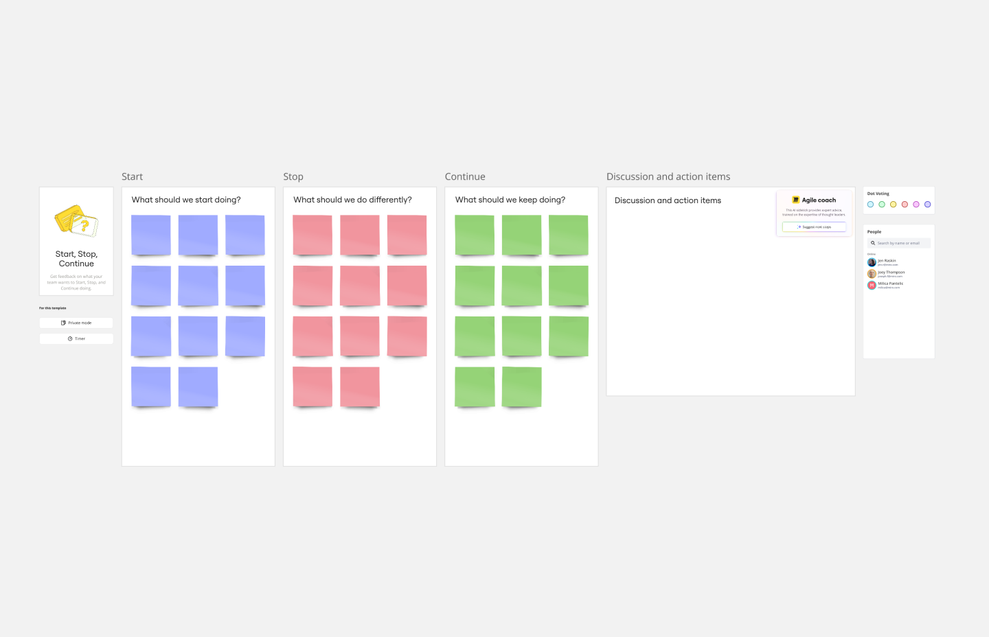 Scrum Puzzle Template Miro