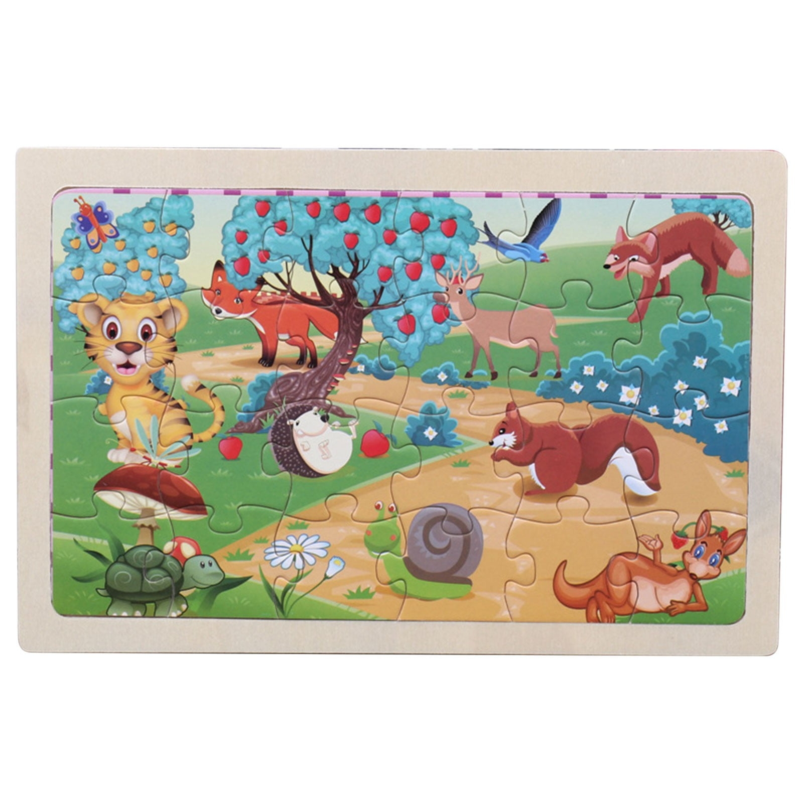 wooden puzzle animal templates