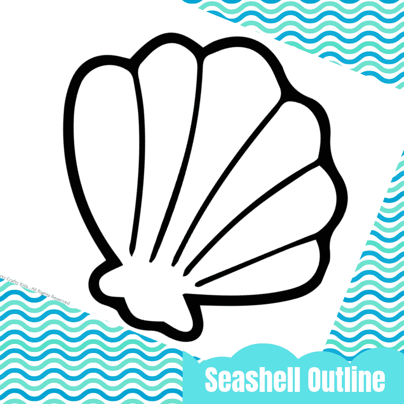 printable seashell template