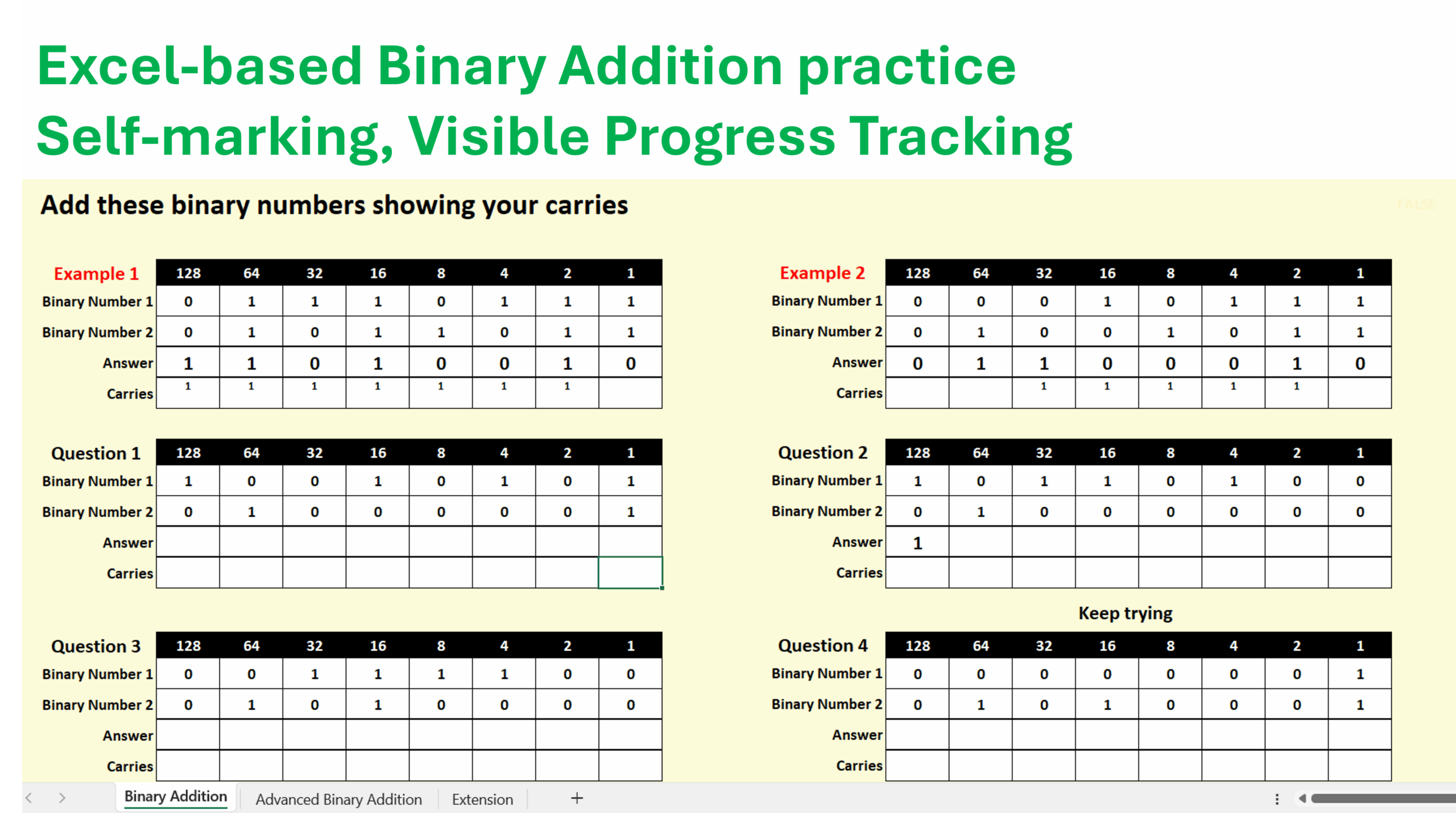 excel binary worksheet