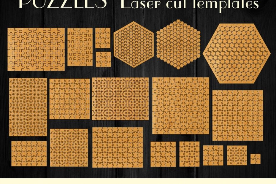 Set 20pcs Puzzles Svg puzzles Laser Cut puzzles Dxf puzzles For Paper Cutting puzzle Templates jigsaw Puzzles File cnc Files cnc Plans S 34 Etsy