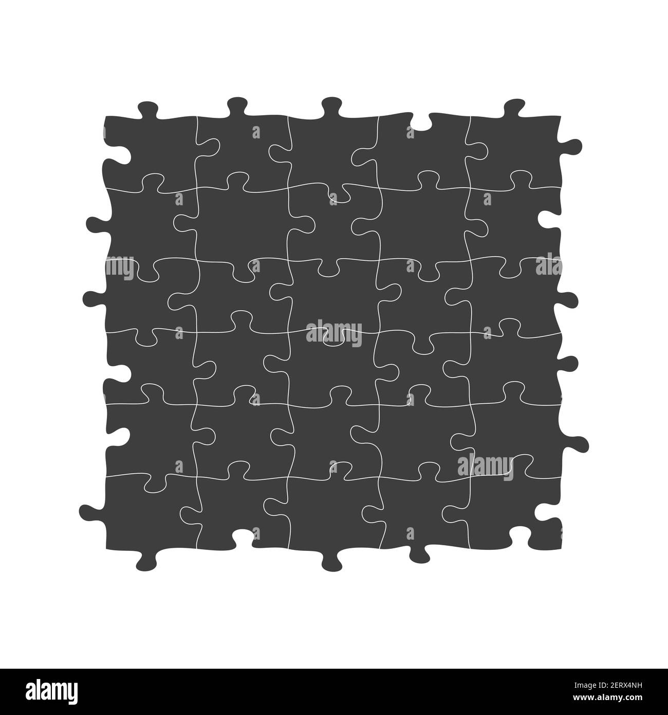jigsaw puzzle template 30 pieces