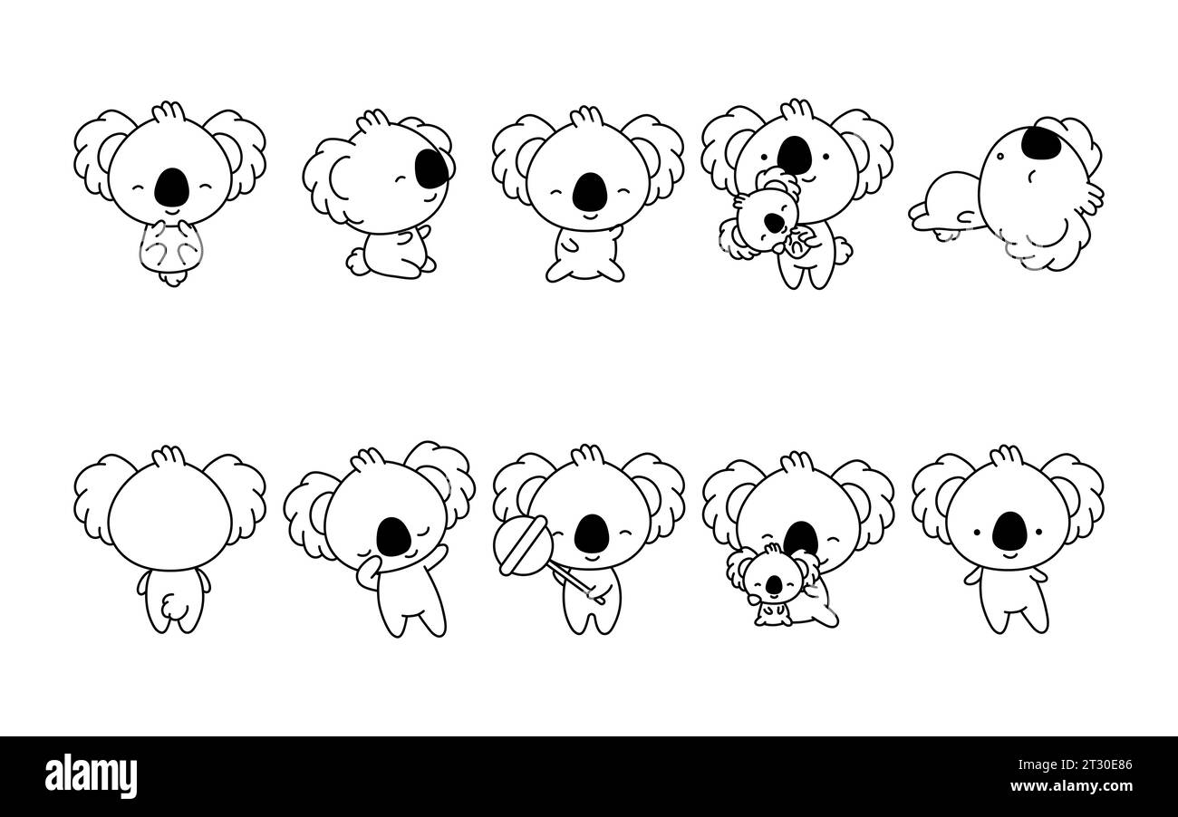 koala coloring pages printable