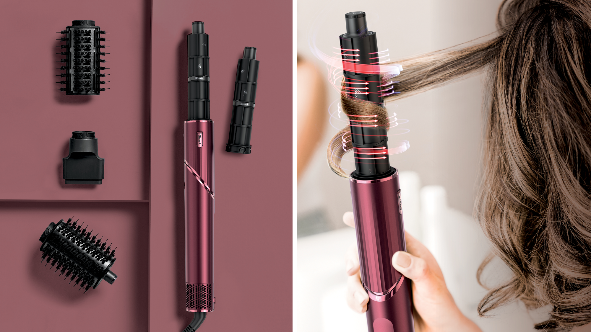 Shark FlexStyle In Black Cherry Get The Limited edition Hair 