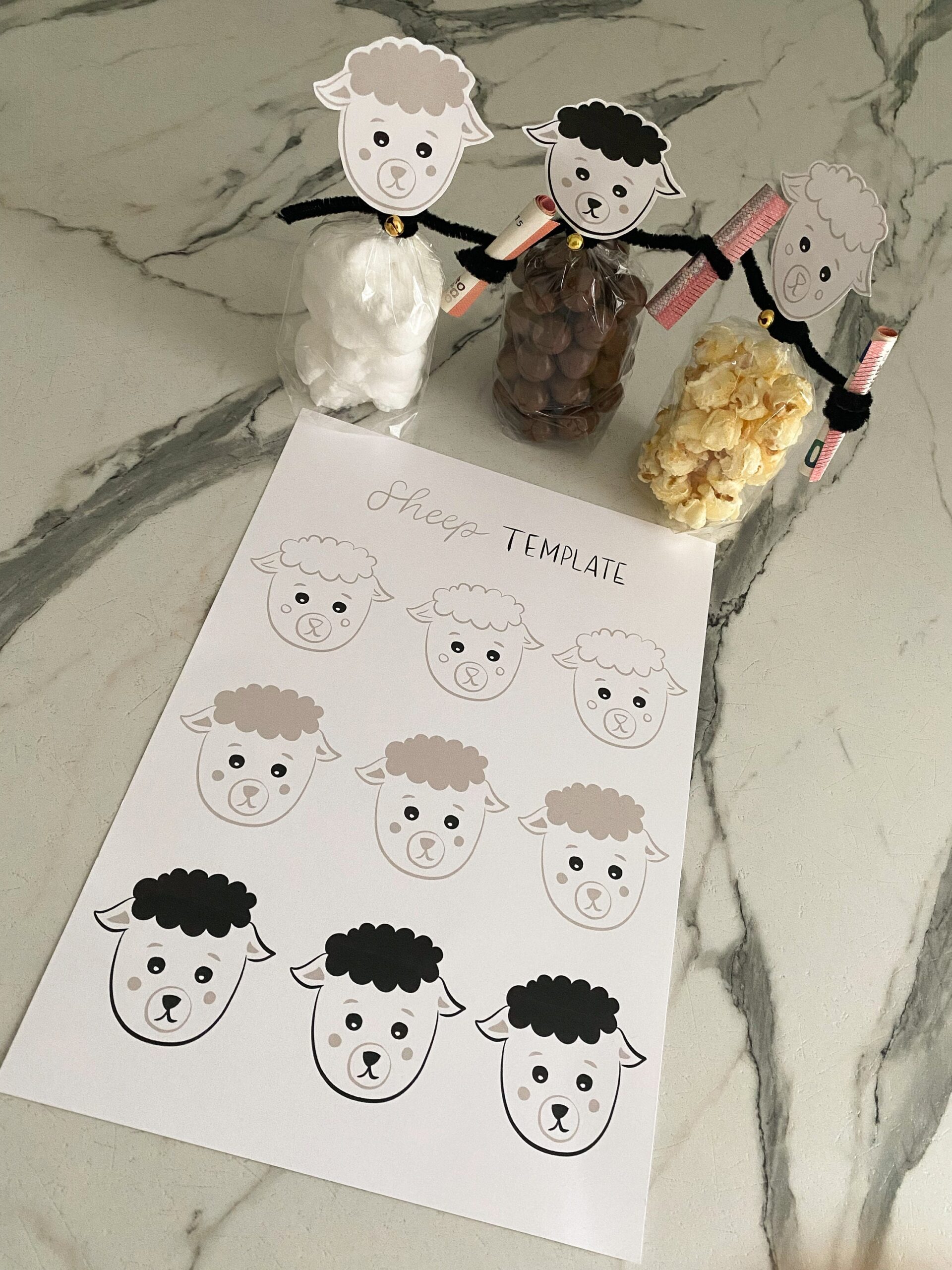 Sheep Template For Eid Gift Etsy