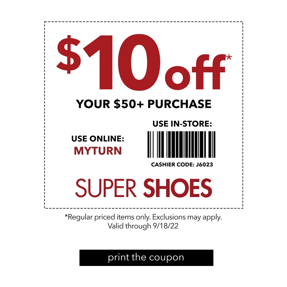 Shoe Dept Top In Store Coupons