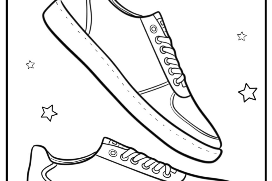 Shoes Coloring Pages 40 Free Printable Sheets For Kids