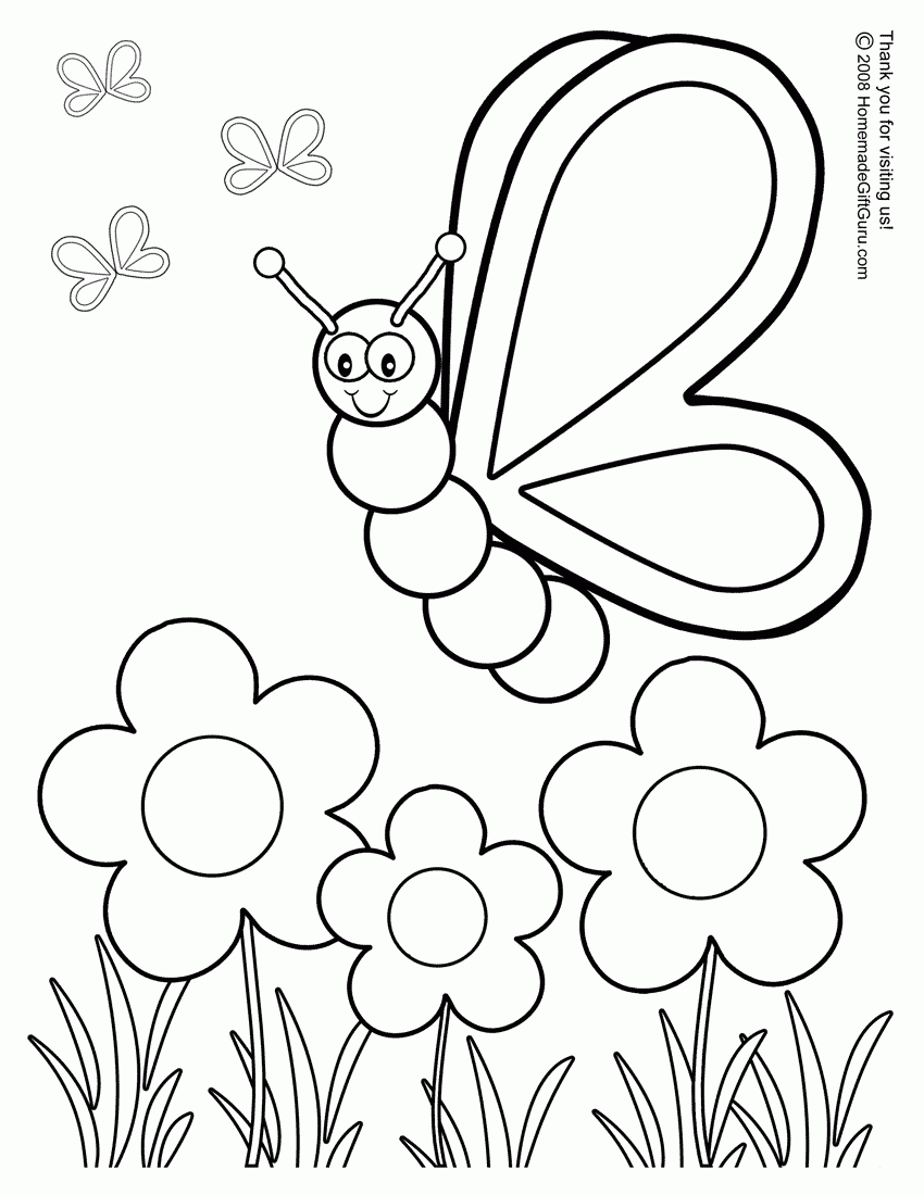 free printable coloring pages butterflies