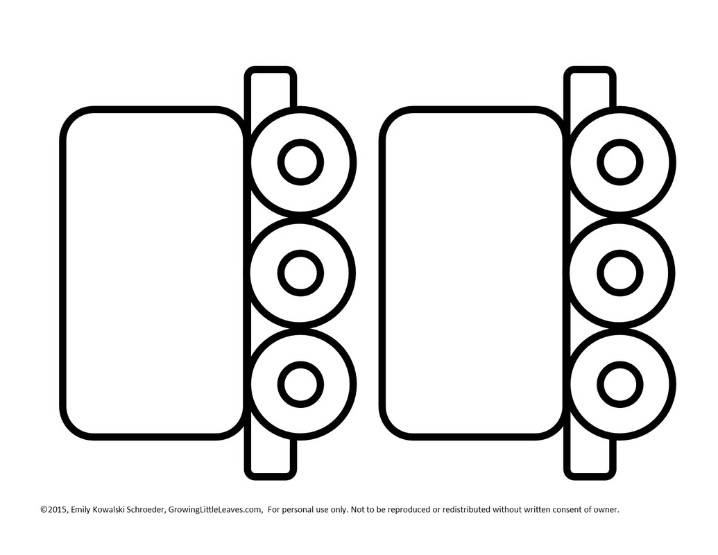 printable train template