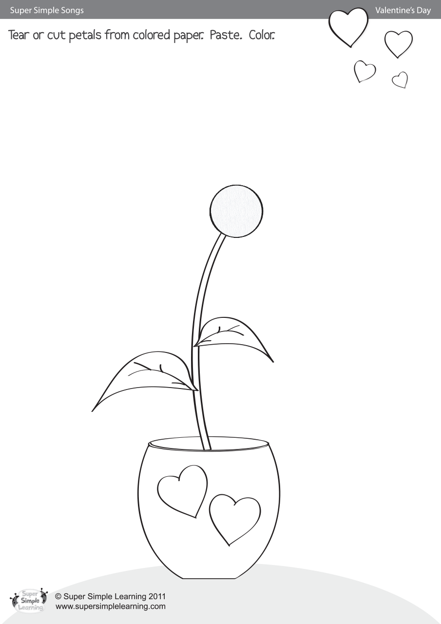 Skidamarink Worksheet Make A Flower Super Simple
