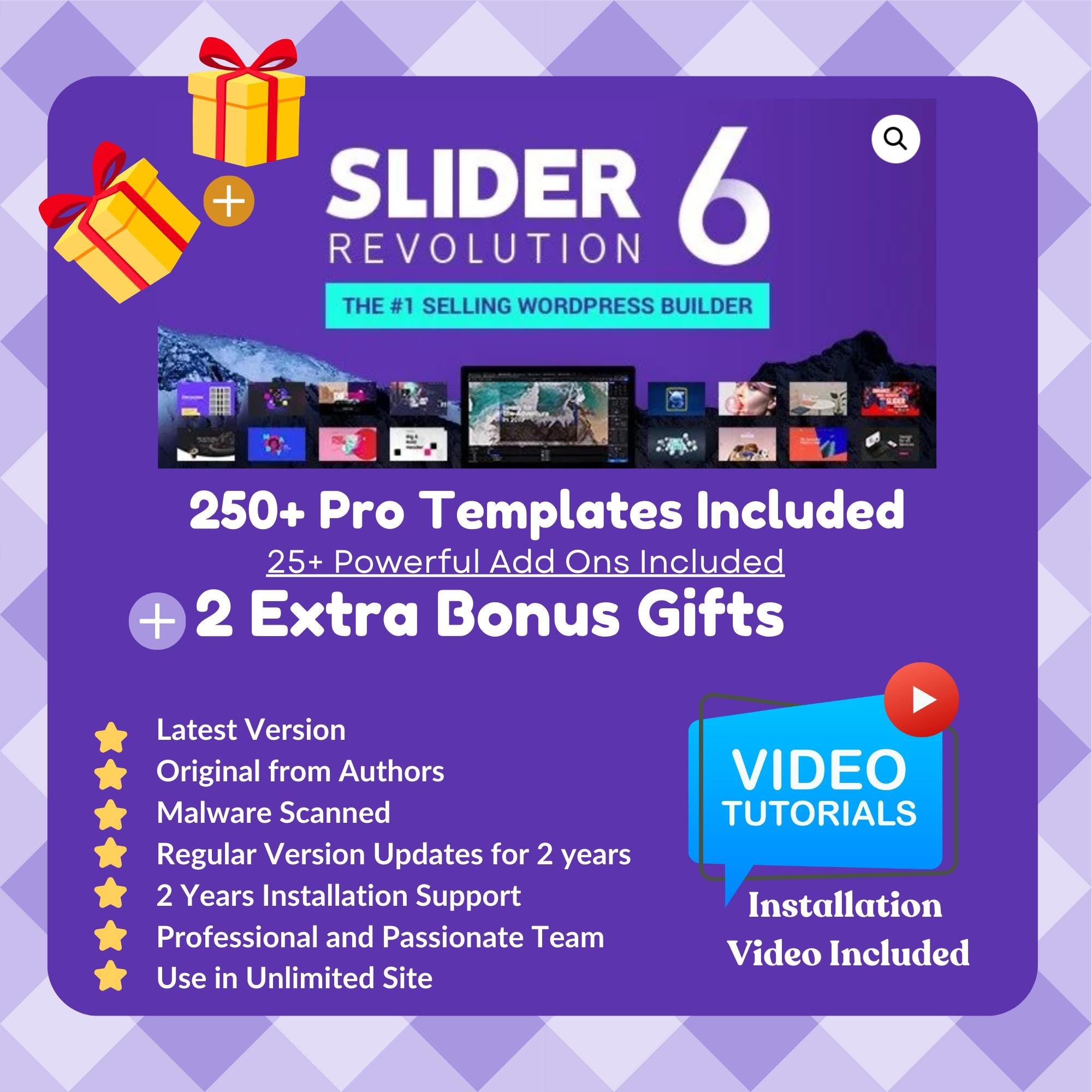 Slider Revolution Templates Etsy Canada