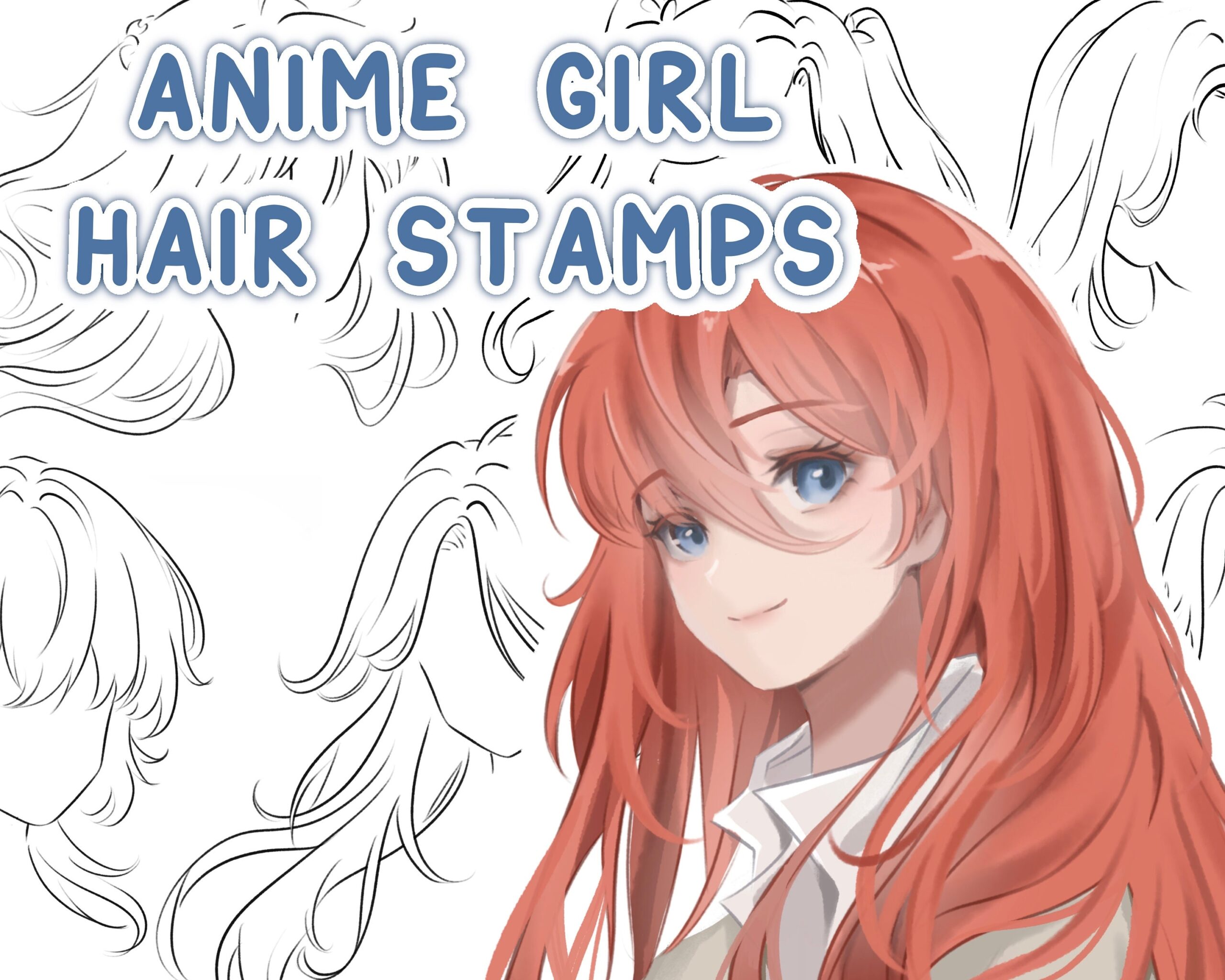 anime hair coloring
