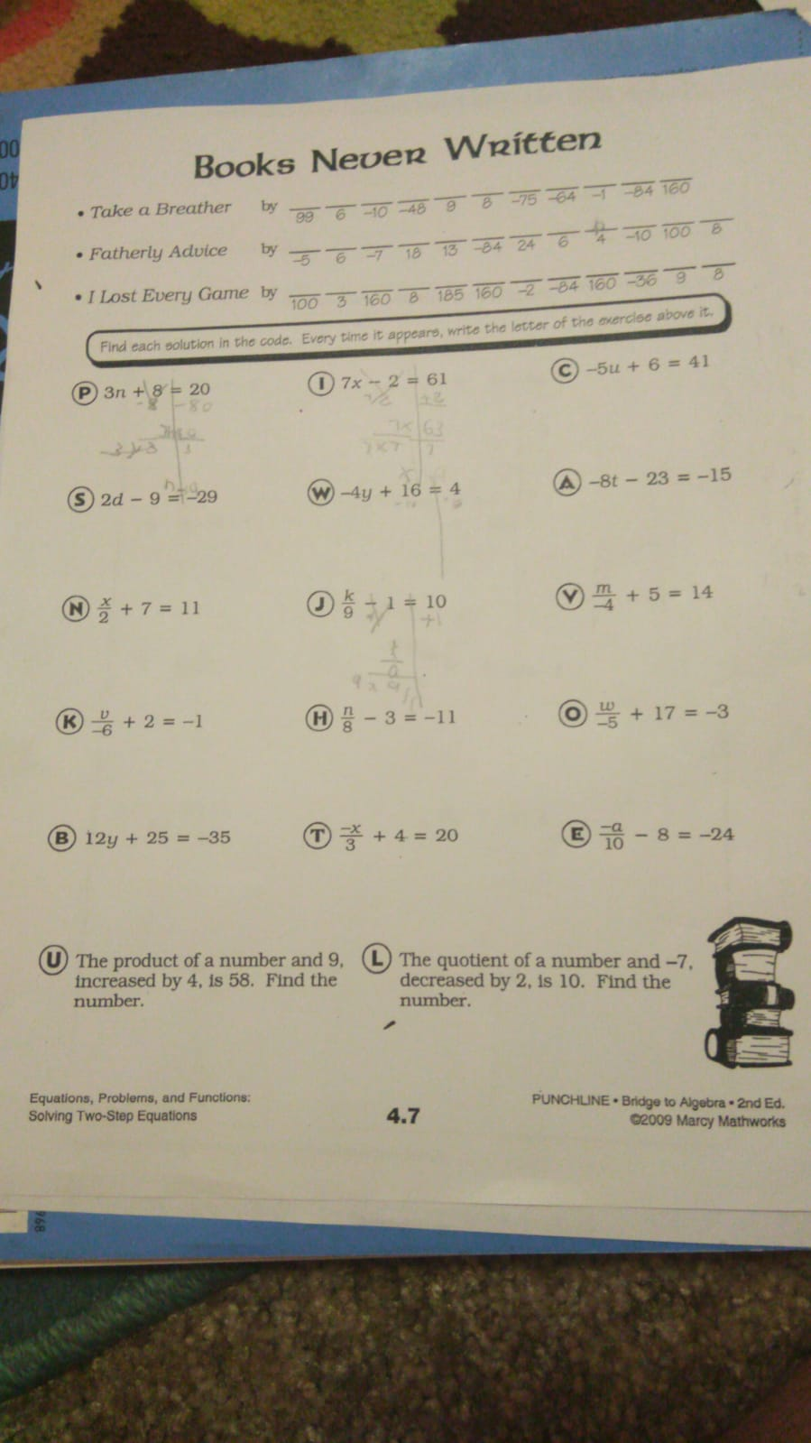 Solved 00 Ot Books Never Written Take A Breather By Chegg Worksheets Library
