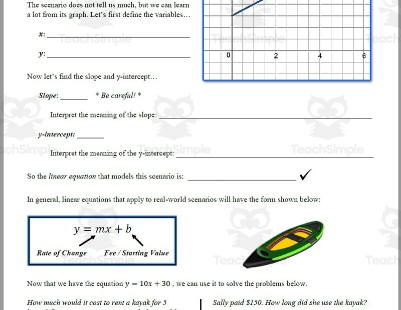 Solving Great Linear Equations Solve Match Worksheet