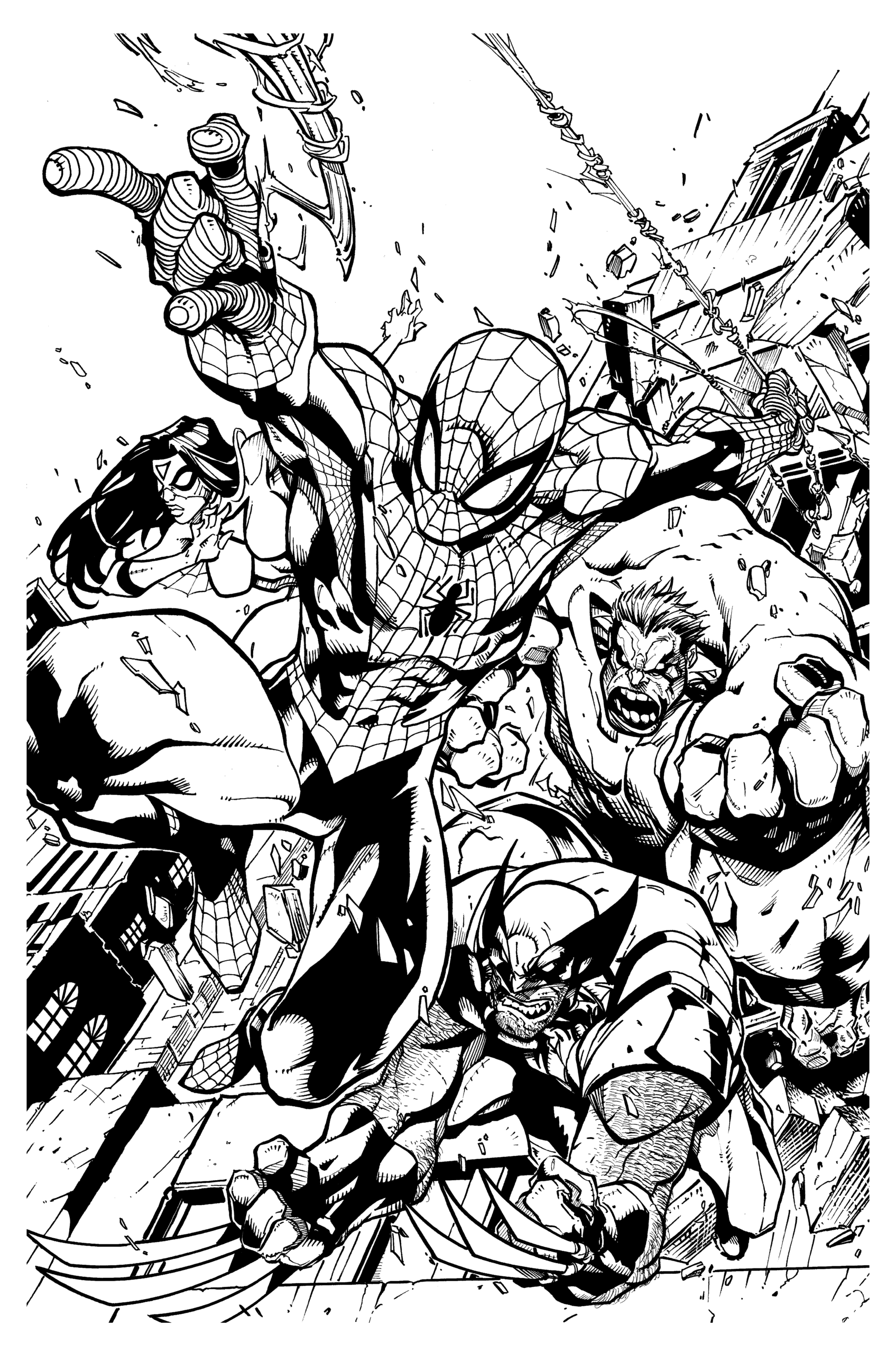 wolverine printable coloring pages