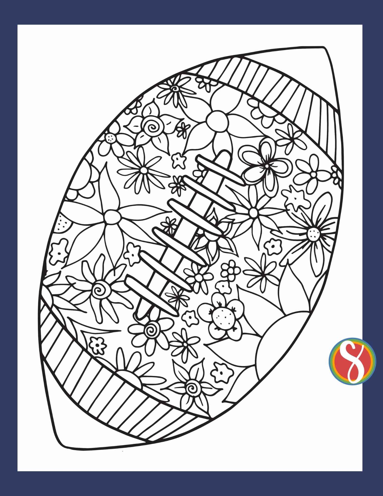 printable football pictures to color