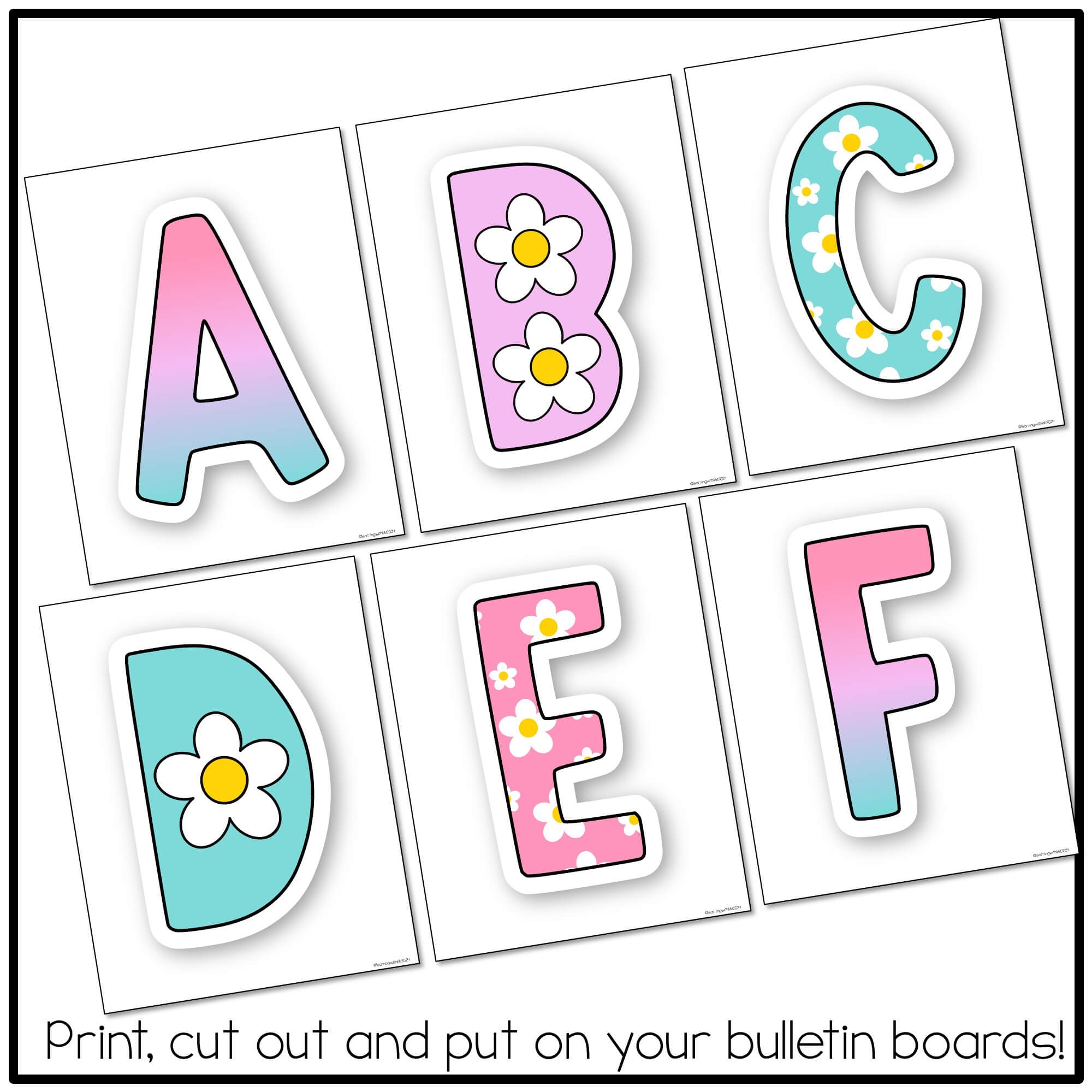 printable cut out letters for bulletin boards