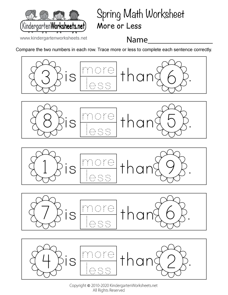 Spring Math Worksheet Free Printable Digital U0026 PDF Worksheets Library