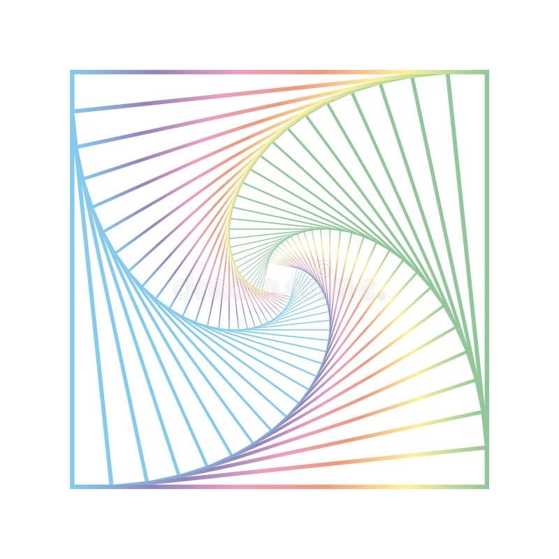 Square Quadrate Foursquare Regular Tetragon Spiral Volute 