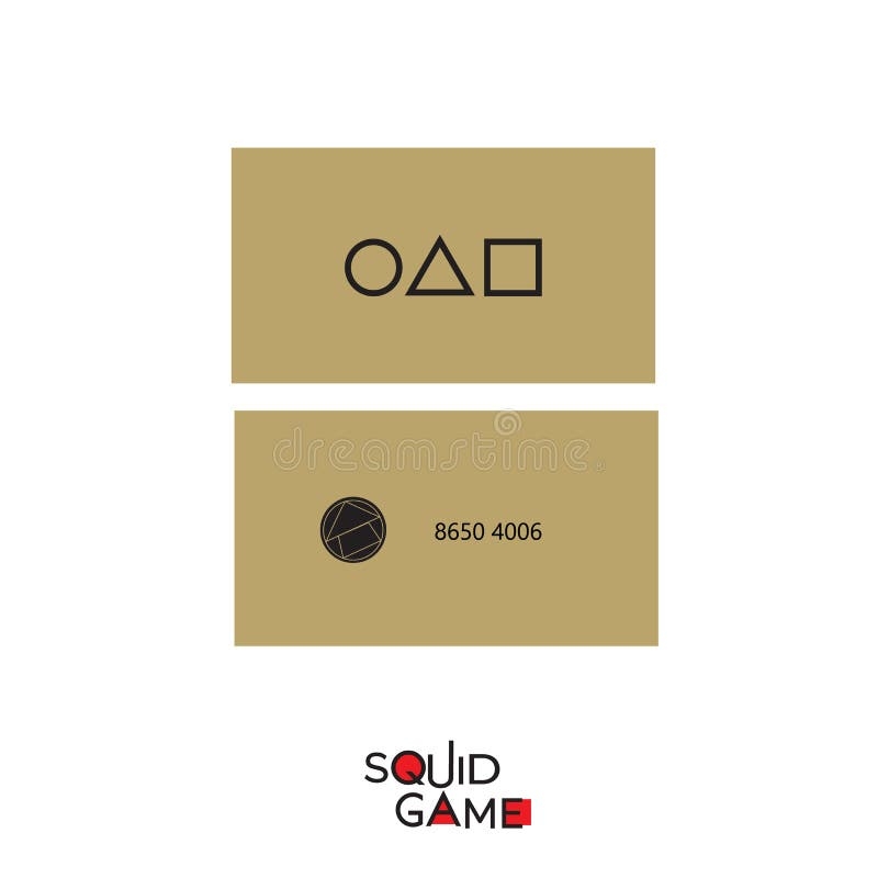 Squid Game Card Stock Illustrations 142 Squid Game Card Stock 
