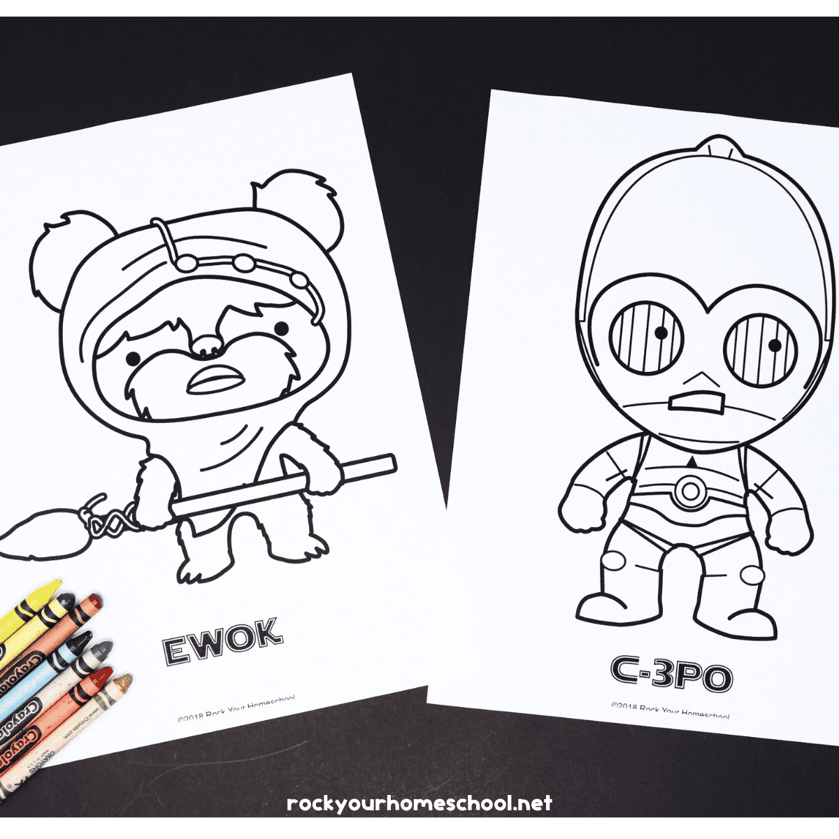 printable star wars pictures to color