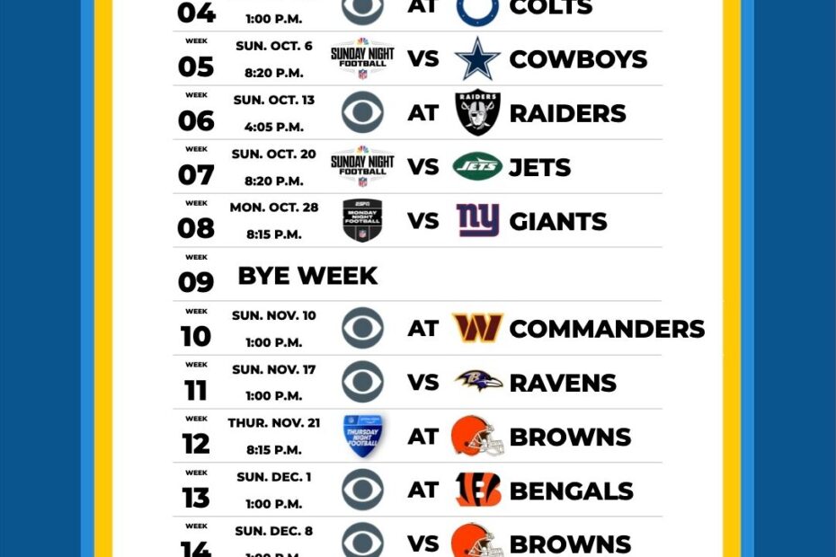 Steelers 2024 Schedule Released