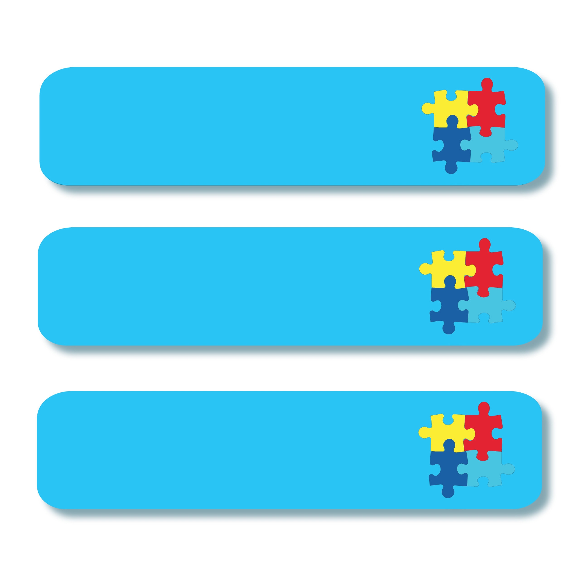 autism puzzle piece powerpoint template