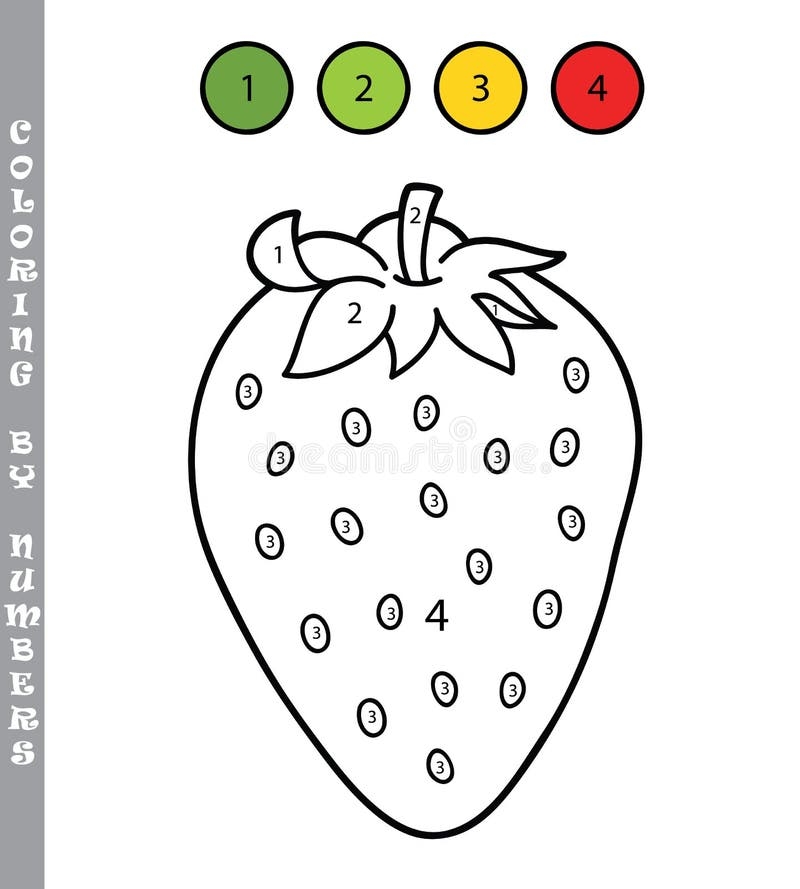 strawberry pictures to color
