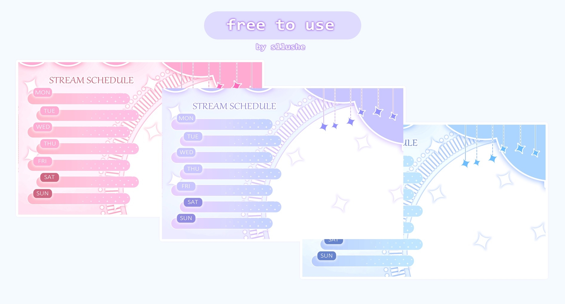 STREAM SCHEDULE TEMPLATE V2bfree