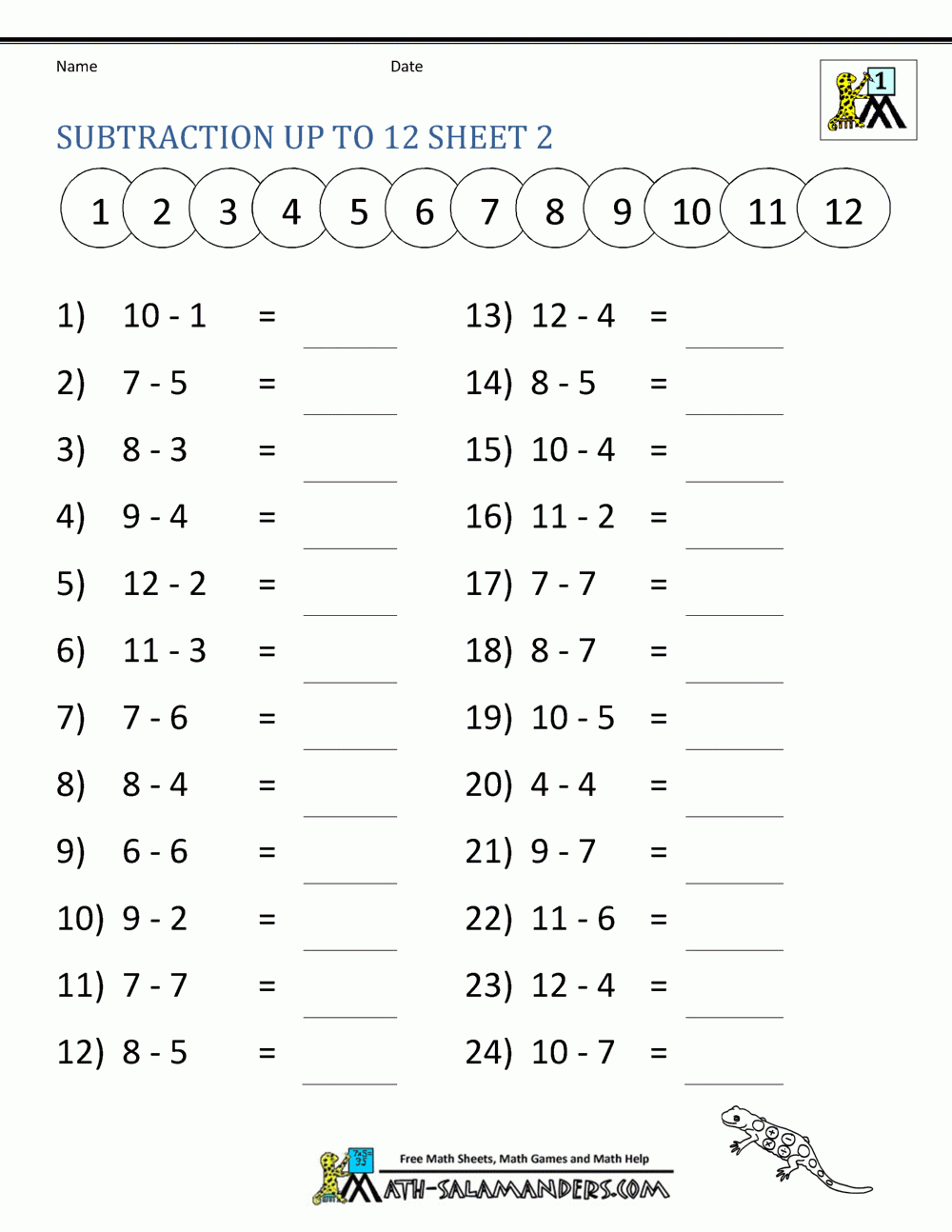 printable math worksheets free