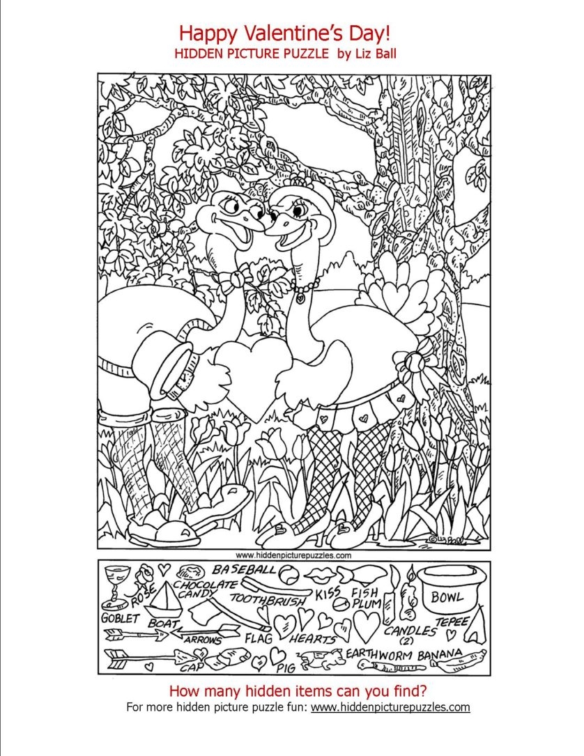 hidden pictures printable