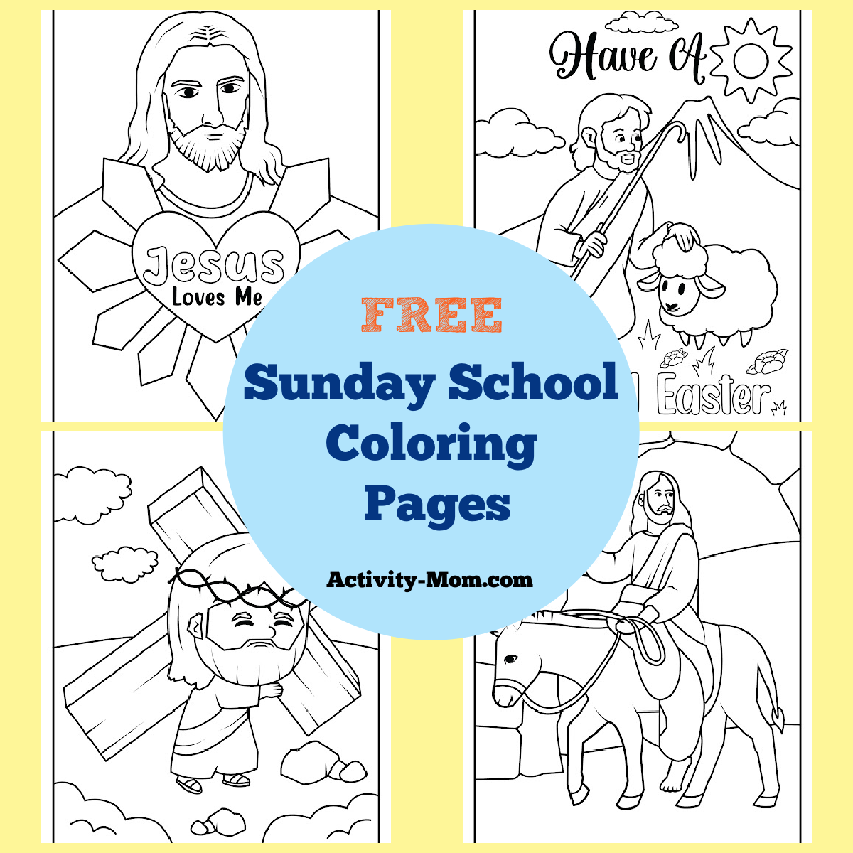 free printable bible coloring pages