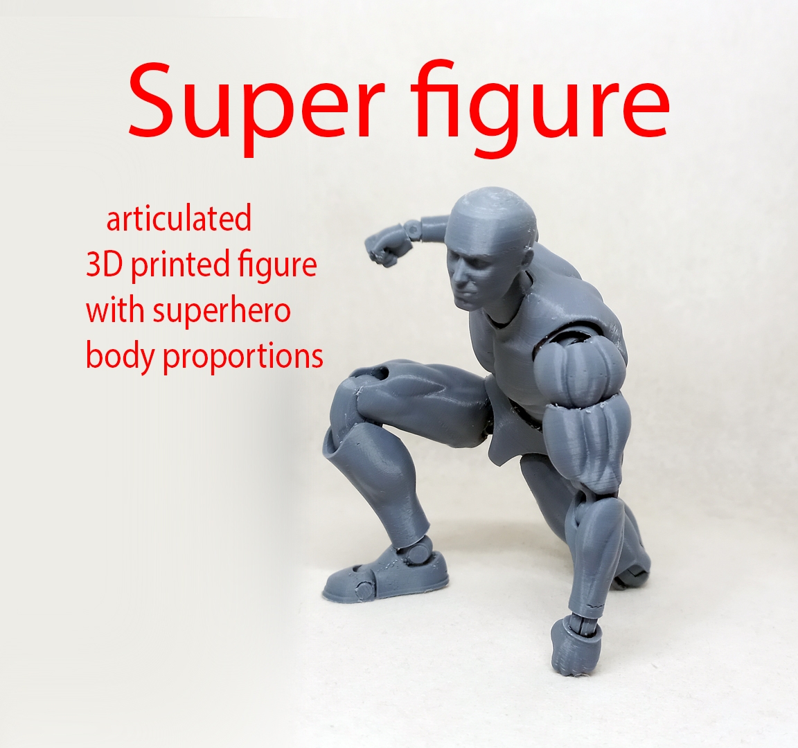  Super Figure 3D File For 3D Printing Cults