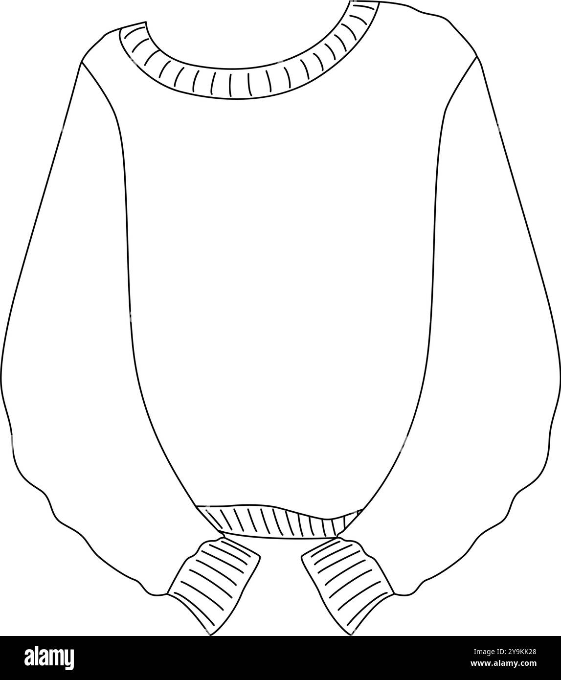 printable sweater template