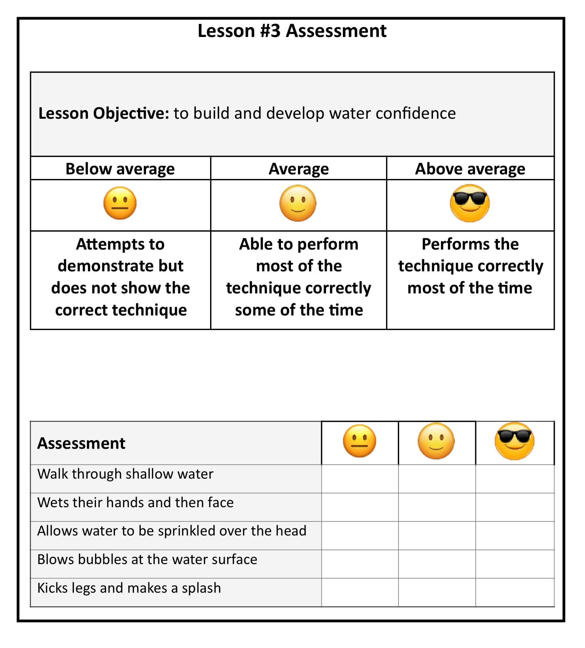 Swimming Lesson Plans PDF Teach Smarter Not Harder