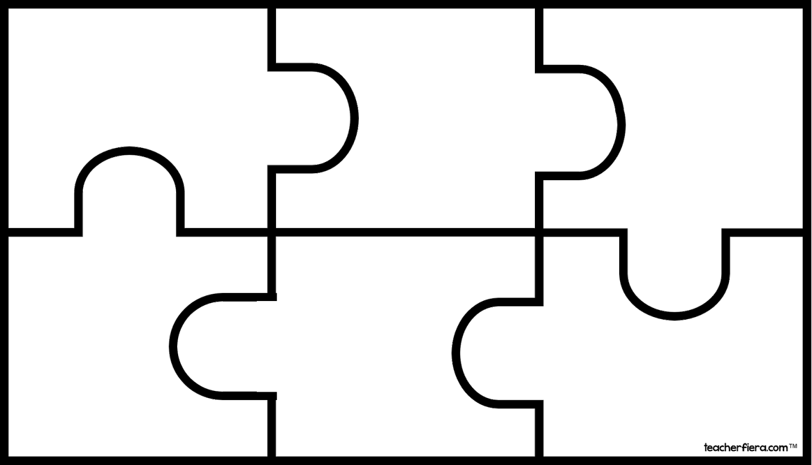 Teacherfiera JIGSAW PUZZLE TEMPLATES