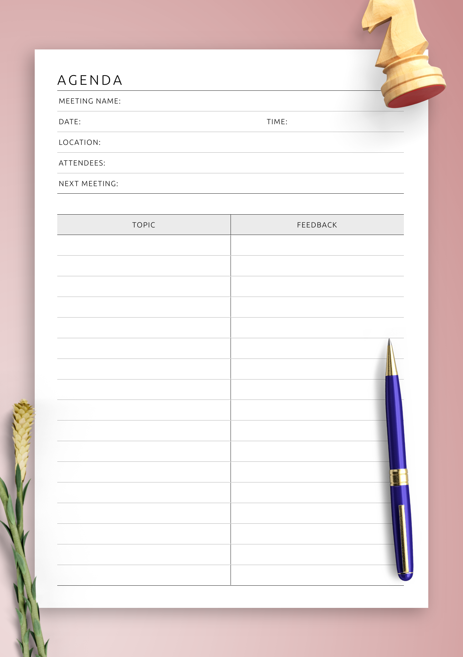 Team Meeting Notes Template Stay Organized U0026 On The Same Page