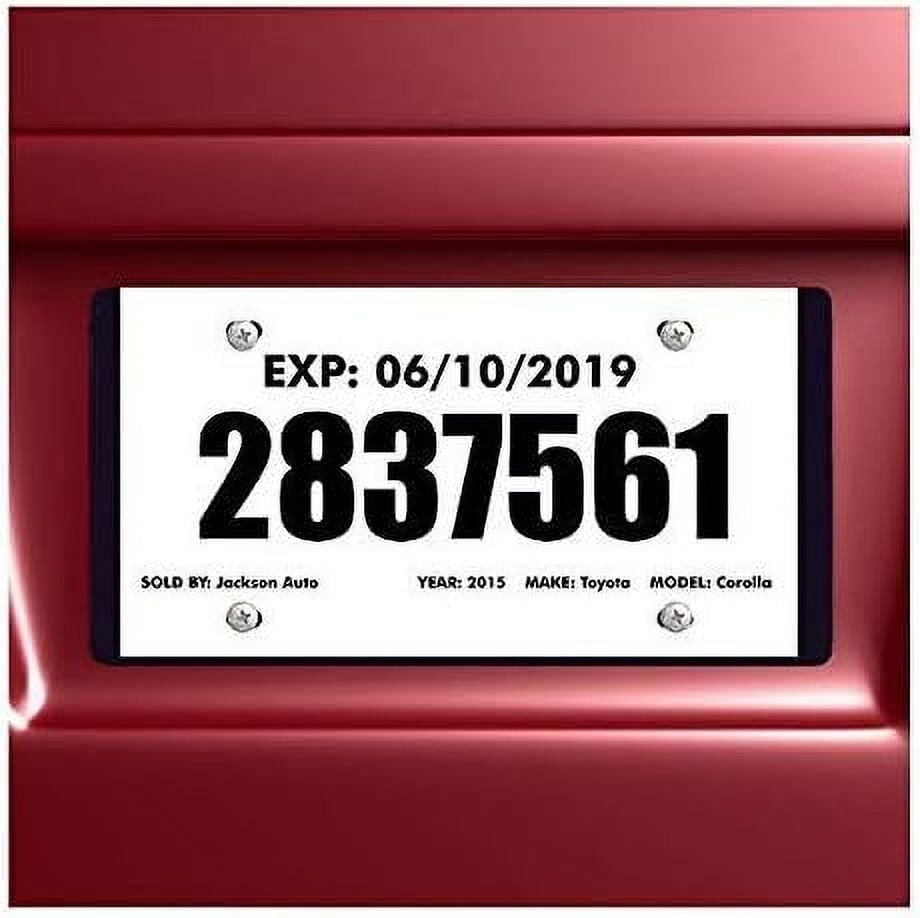 printable temporary license plate
