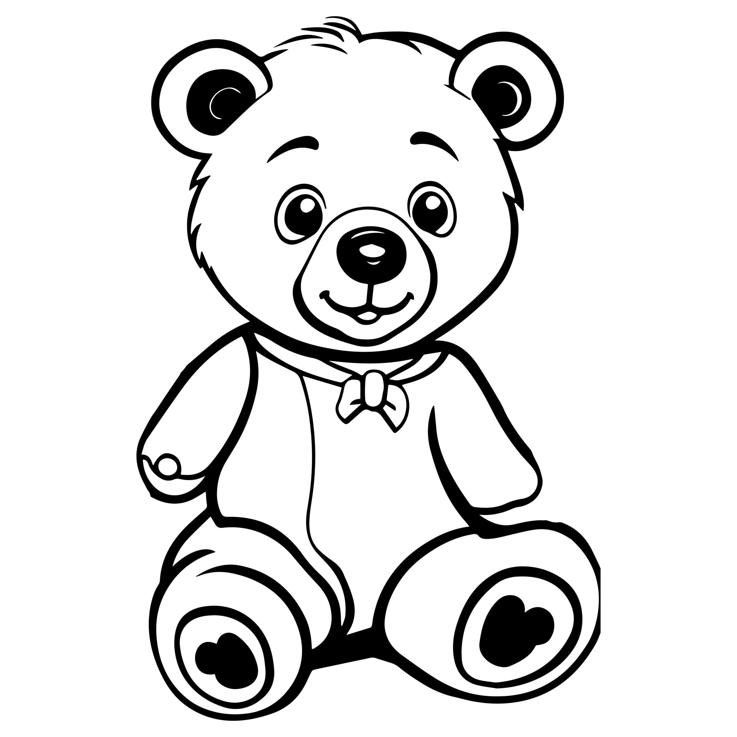 Teddy Bear Coloring Book Teddy Bear Coloring Pages Made By 