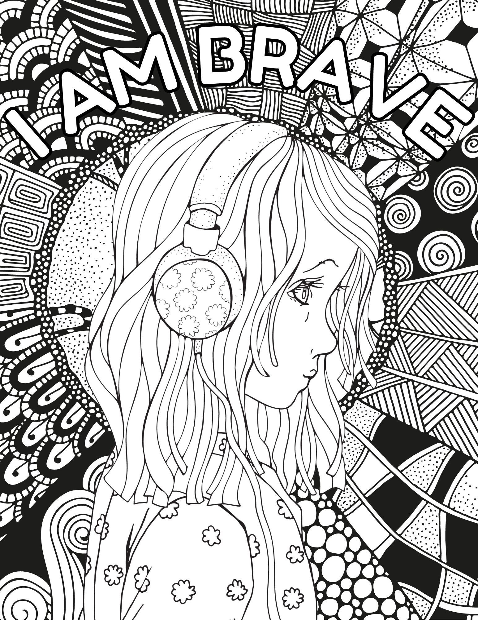 Teens Self Care Coloring Pages Teens Inspirational Quotes 