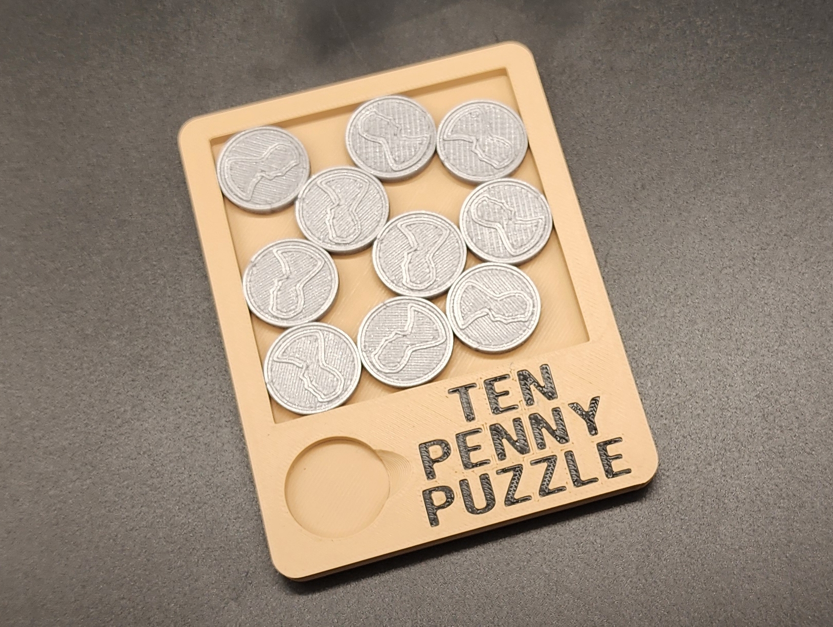  Ten Penny Puzzle By Triple G Workshop MakerWorld Download 