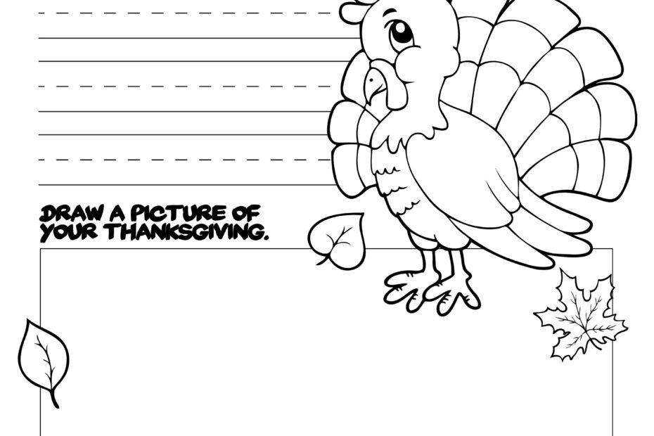 Thanksgiving Coloring Book Free Printable For The Kids