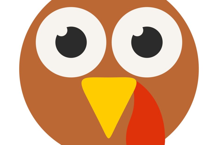 Thanksgiving Turkey Face 11 Free PDF Printables Printablee